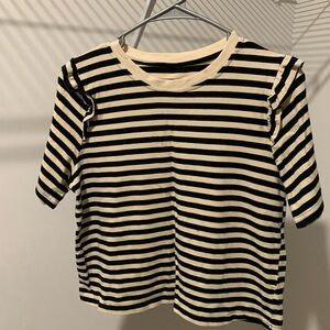 Striped Black and White Shirt